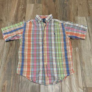 Ralph Lauren Boys  Short Sleeve Cotton Shirt